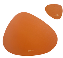 Load image into Gallery viewer, Drop-shaped Waterproof Placemat w/coaster